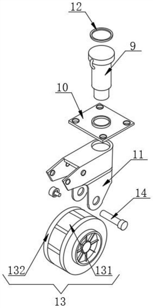 Annular welding device for wind power tower drum and use method thereof