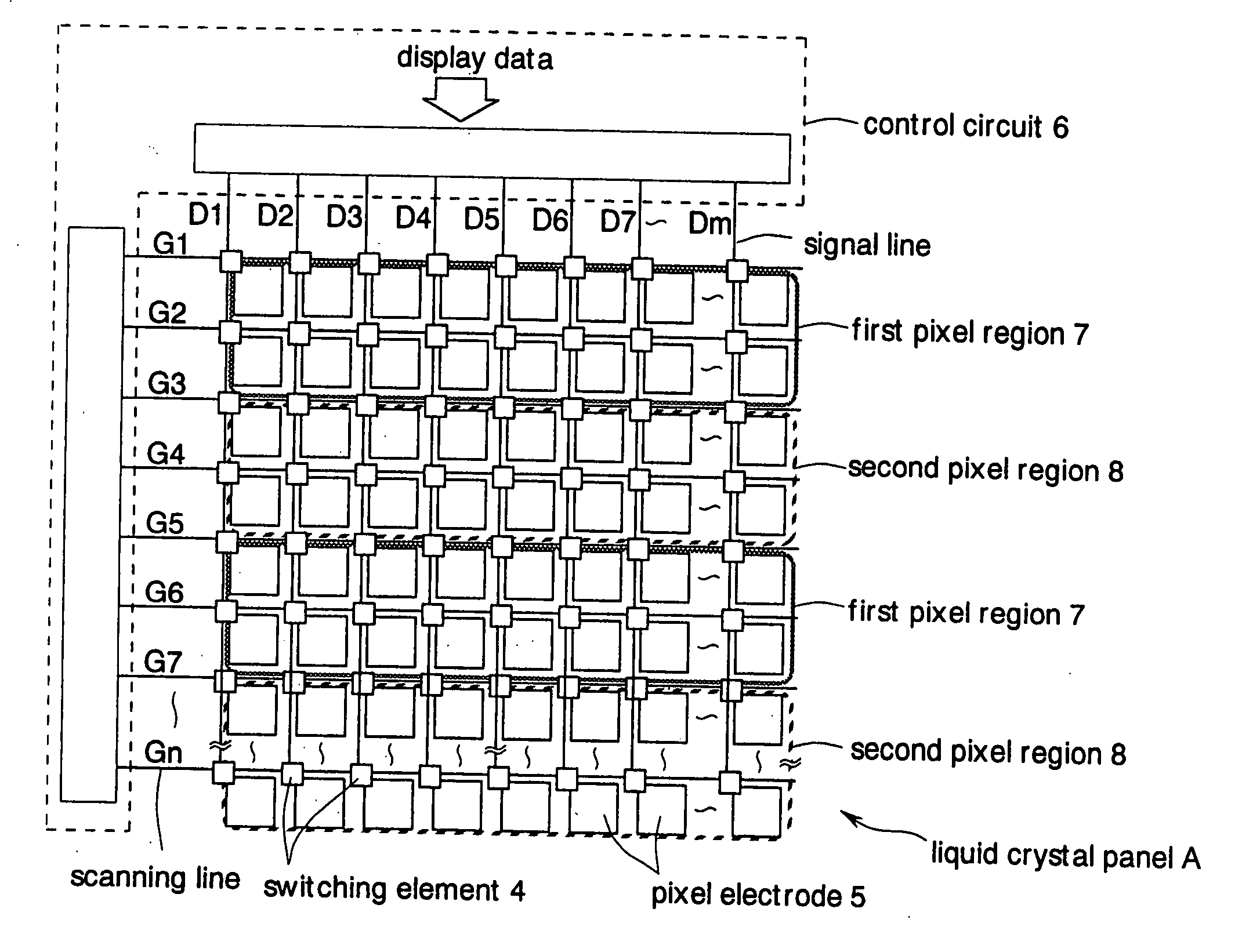 Apparatus and method to improve quality of moving image displayed on liquid crystal display device