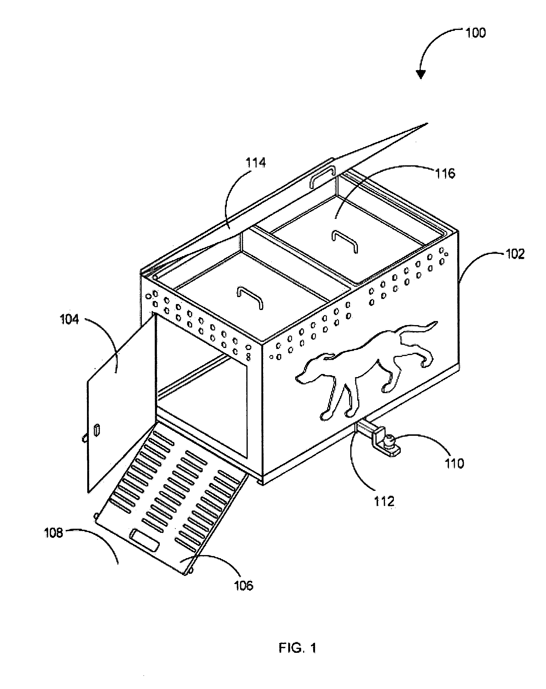 Vehicle-suspended pet trailer