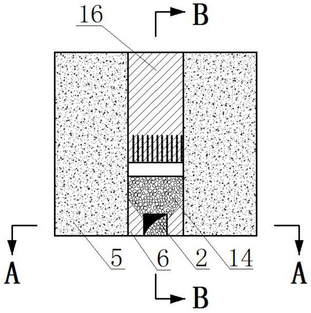 Mining method for treating goaf remaining intervening pillar by filling method