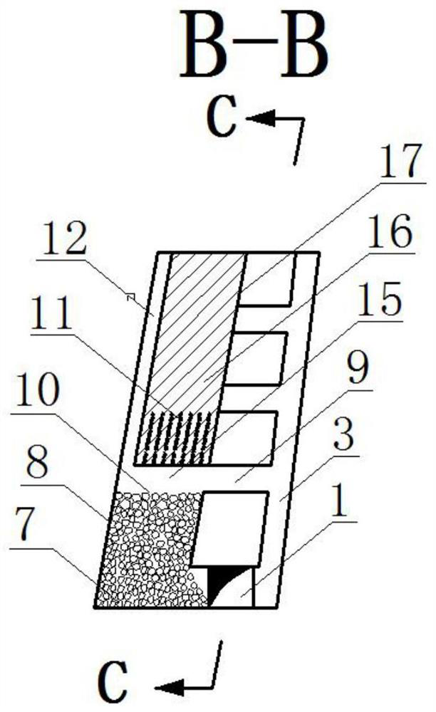 Mining method for treating goaf remaining intervening pillar by filling method