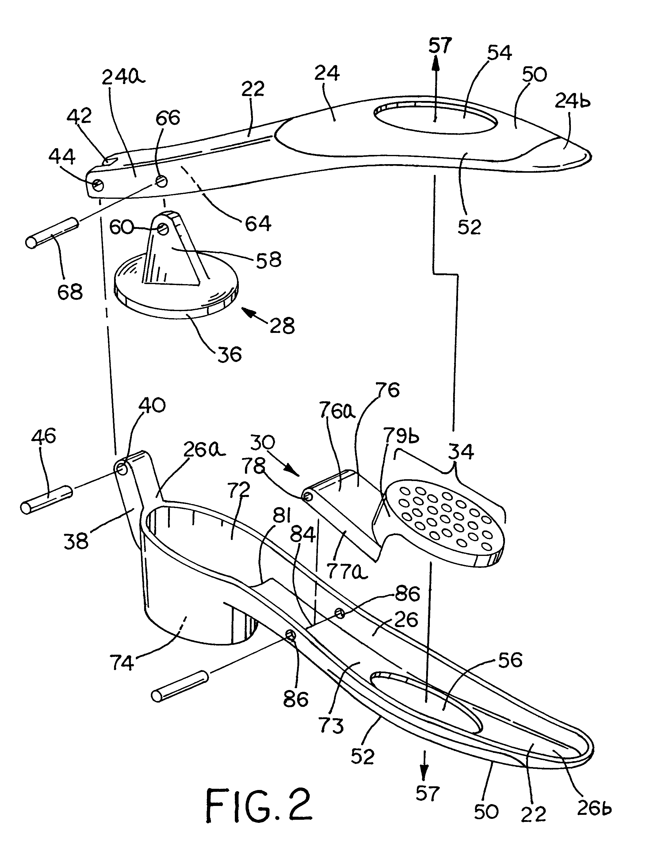 Garlic press