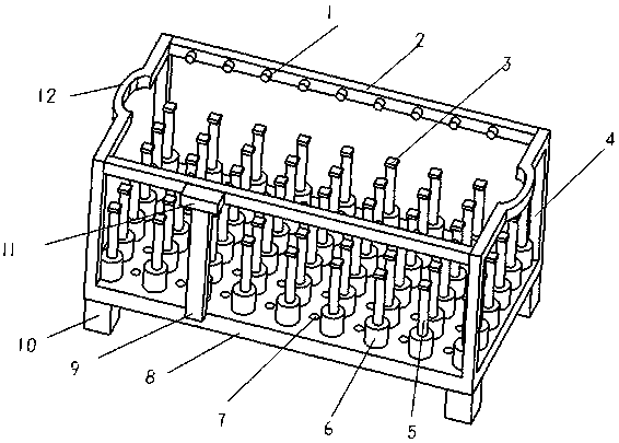 Modeling method of epoxy resin ship bottom model and molding ship bracket device