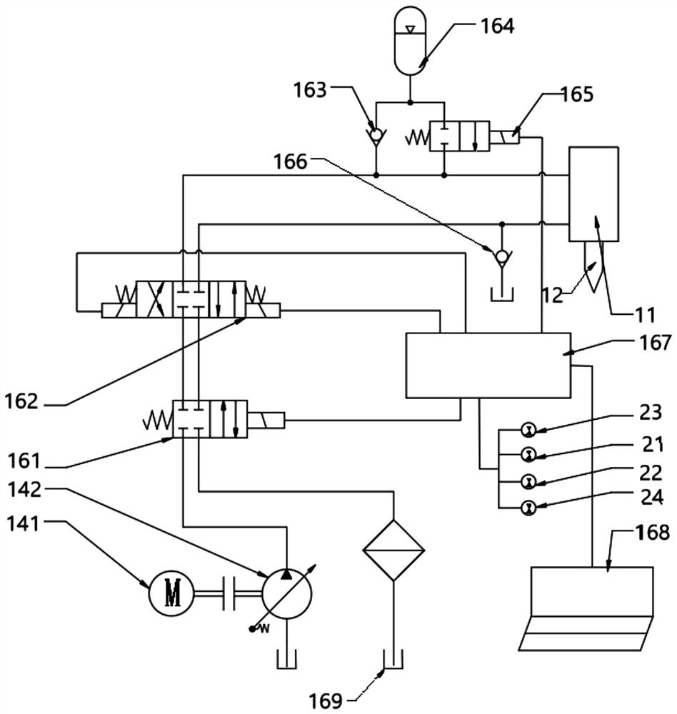 Gravity crushing hammer and automatic control method