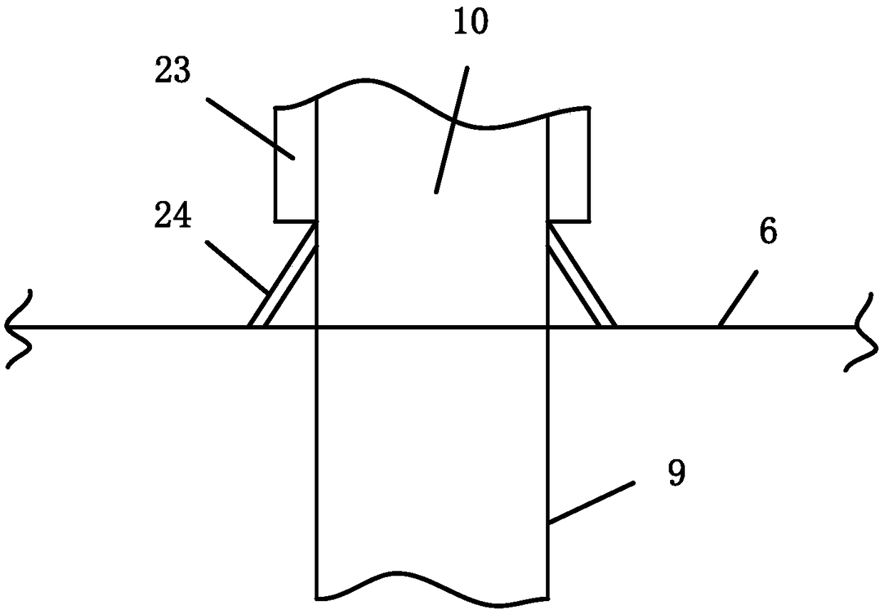 Thickening damping type high-speed railway II type track plate and construction technology thereof