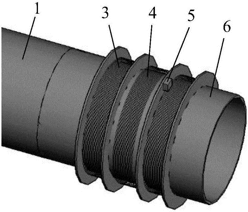 Prestressed pipe segment assembly with capability of long-term monitoring of internal steel cable stress and construction method thereof