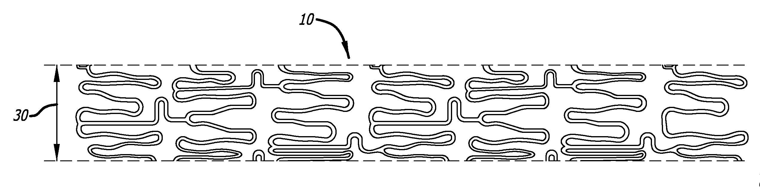 Stent having optimized expansion ratio