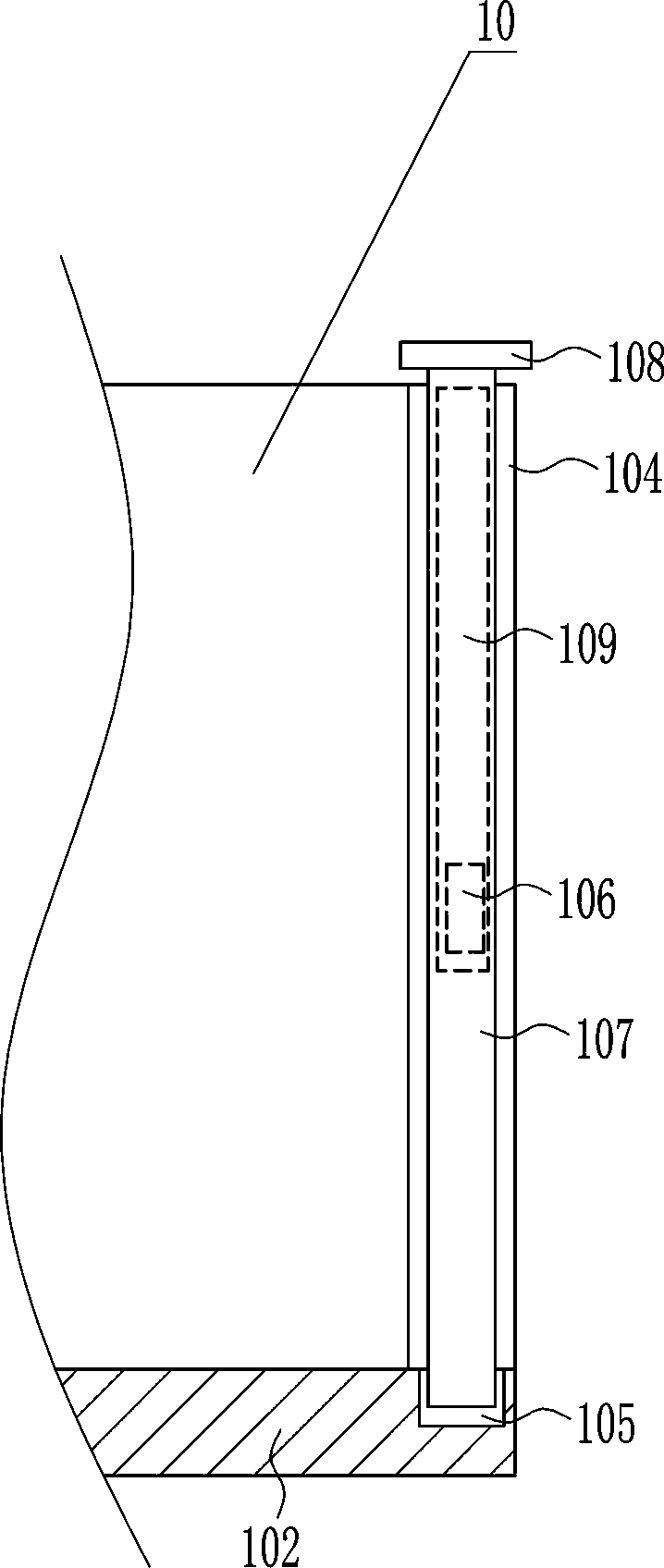 Crushing device for medical glass infusion bottles