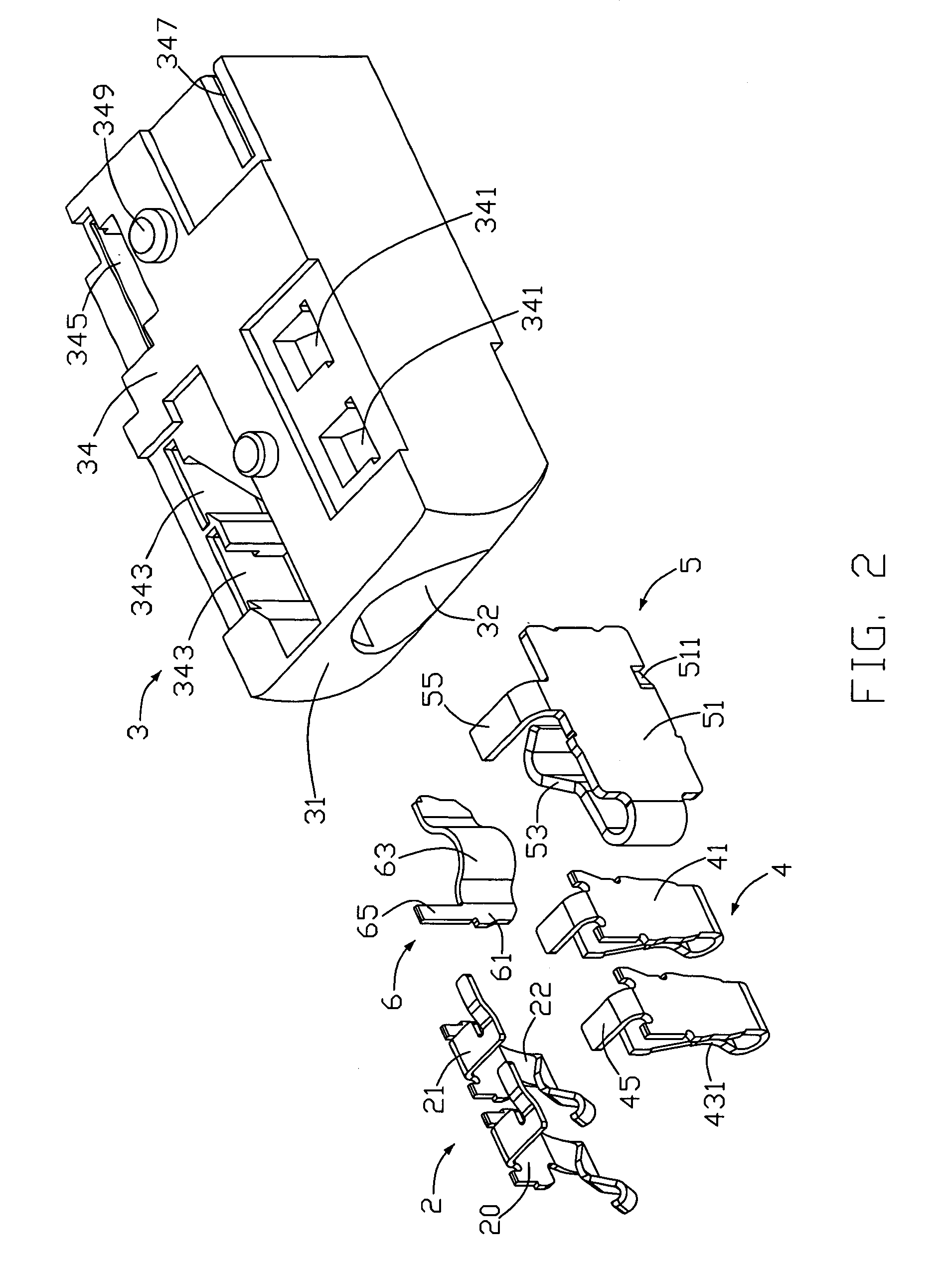 Audio jack connector