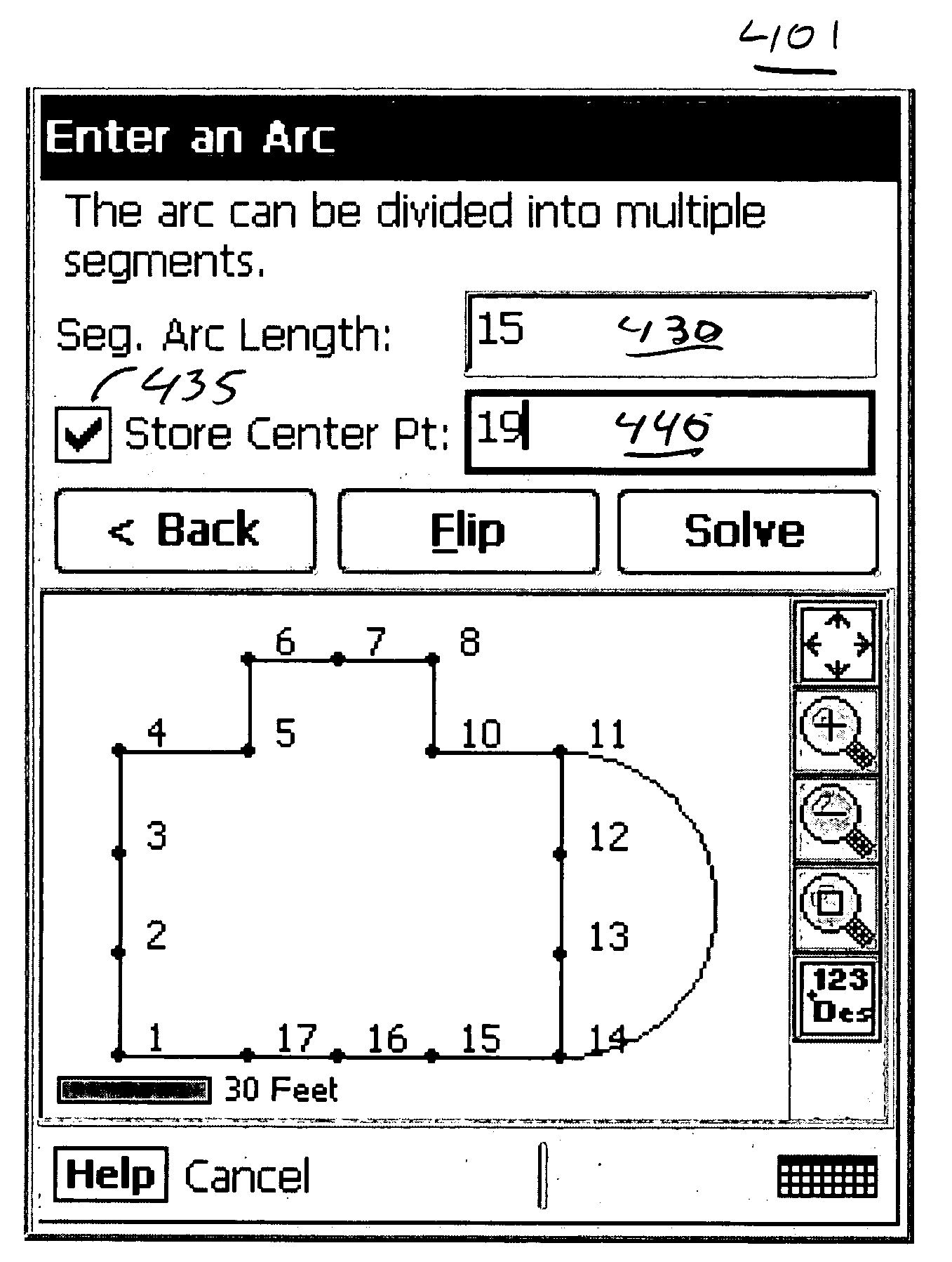 System and method for entry and display of blueprint data