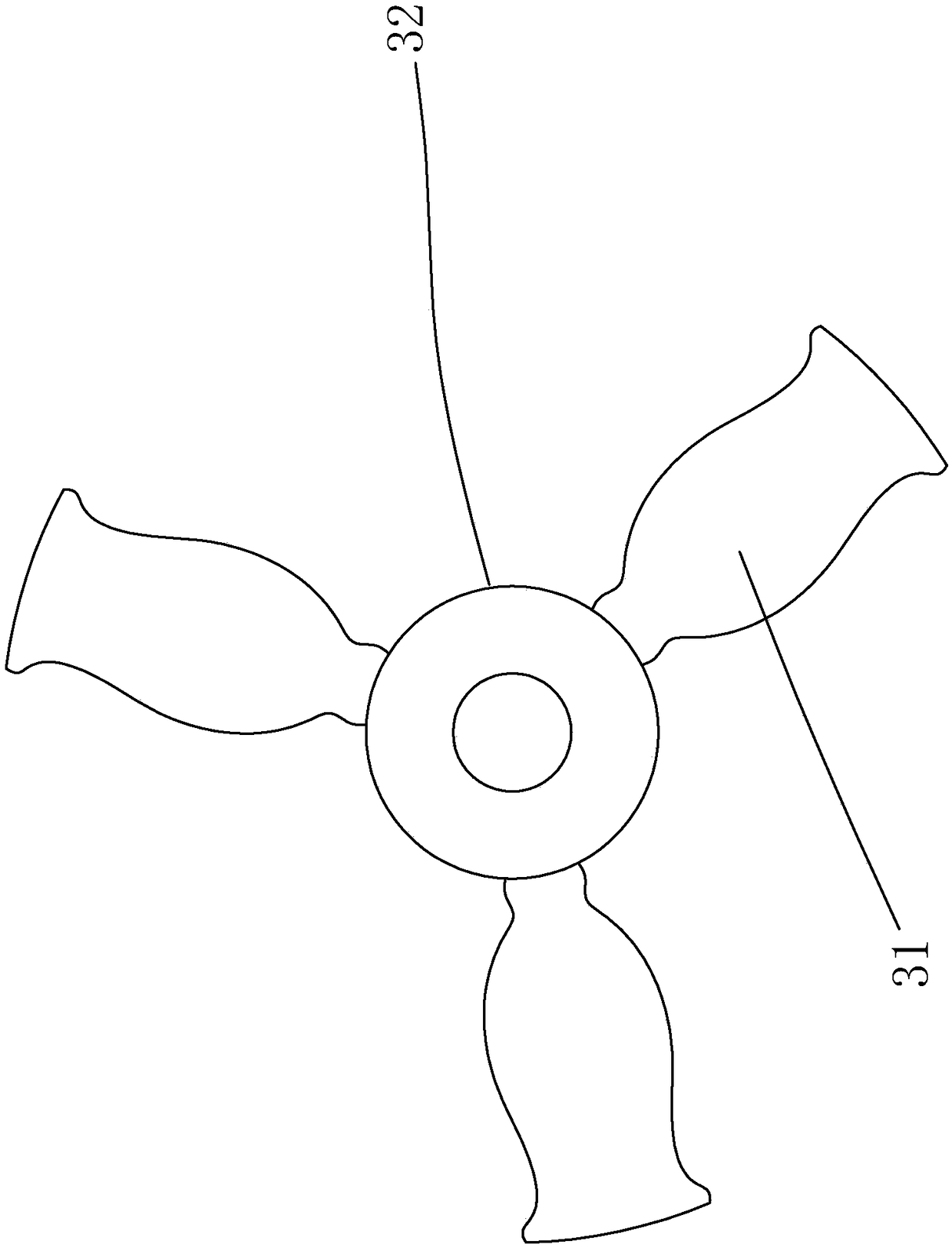 Flap supporting structure of artificial cochlea implant