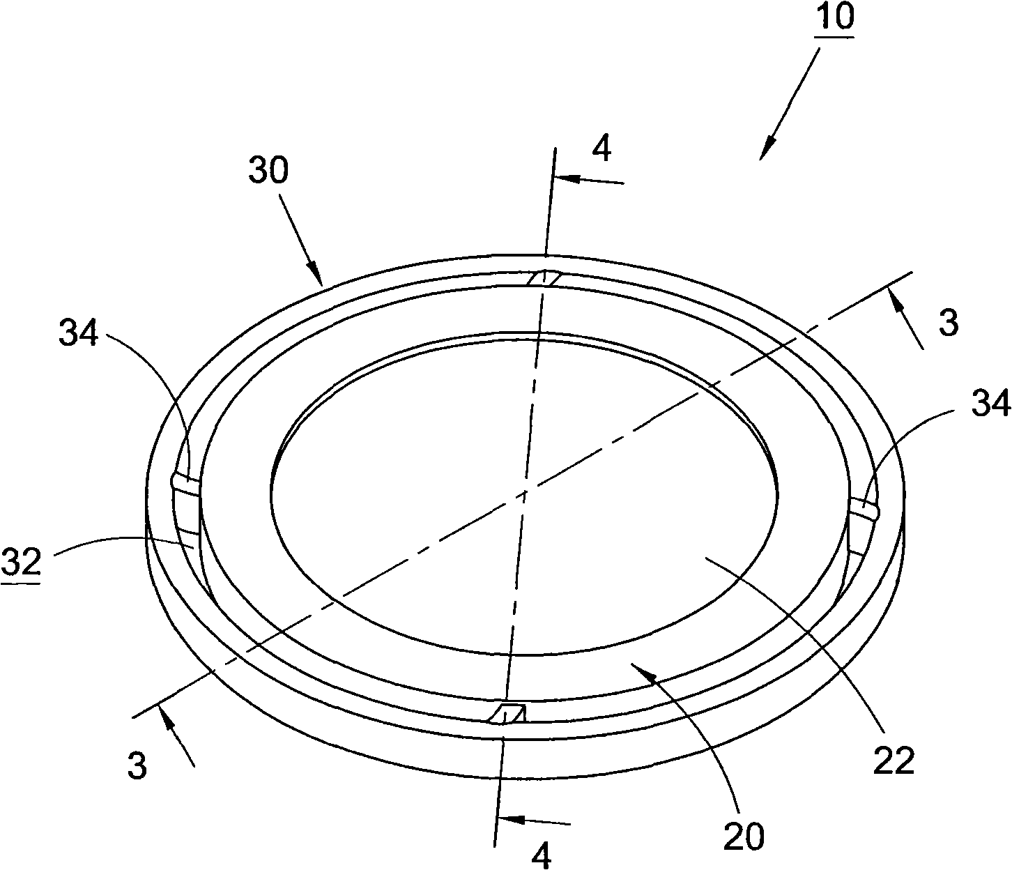 Disc of field hockey desk