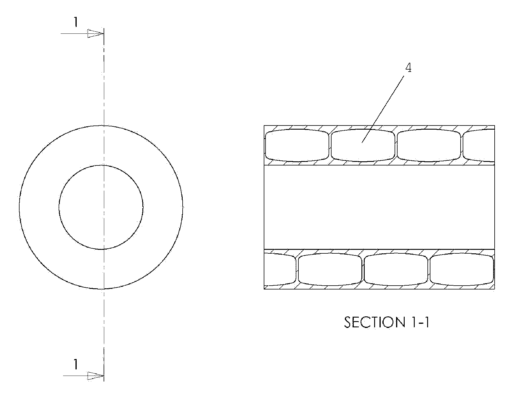 Hollow Wall Composite Tube