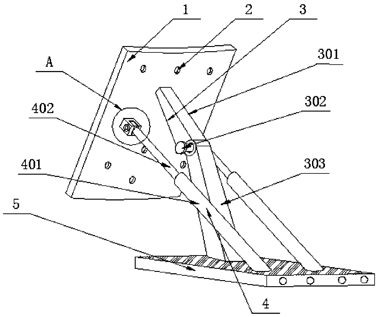 Asynchronous rib spalling control device of isolated coal pillar composite type coal wall