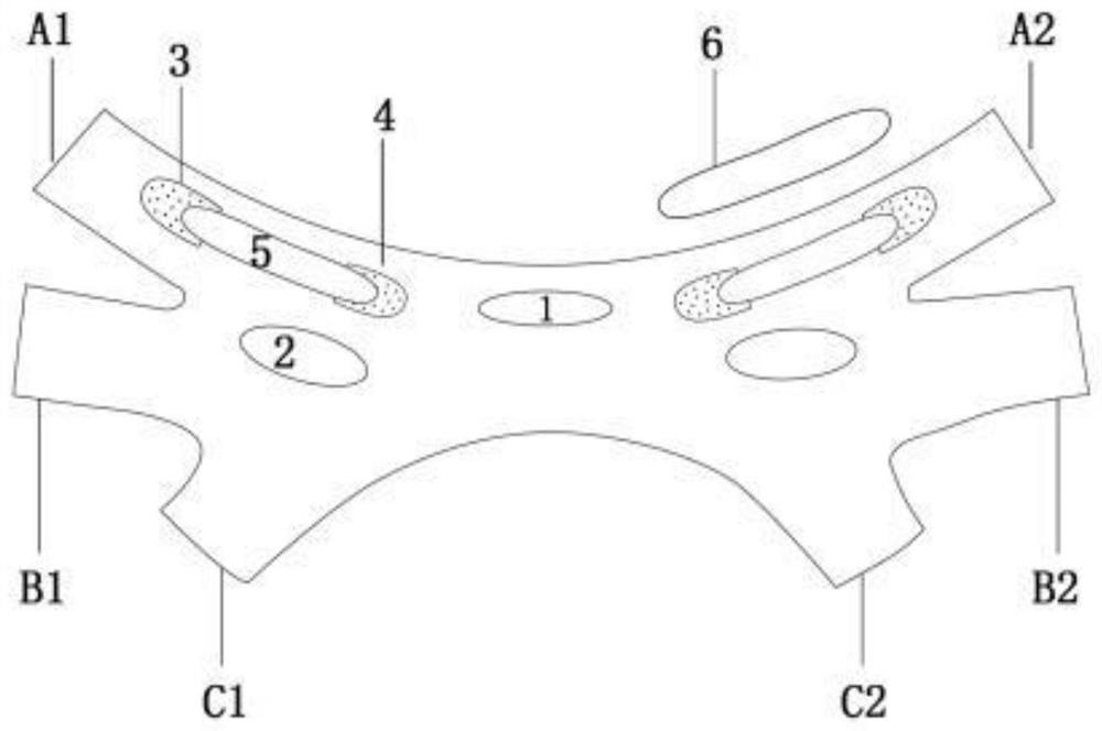 High-adaptability adjustable parotid gland postoperative elastic headgear