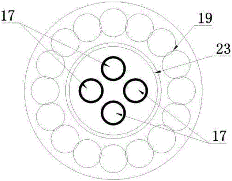 Testing device capable of simultaneously measuring multiple SCR catalysts