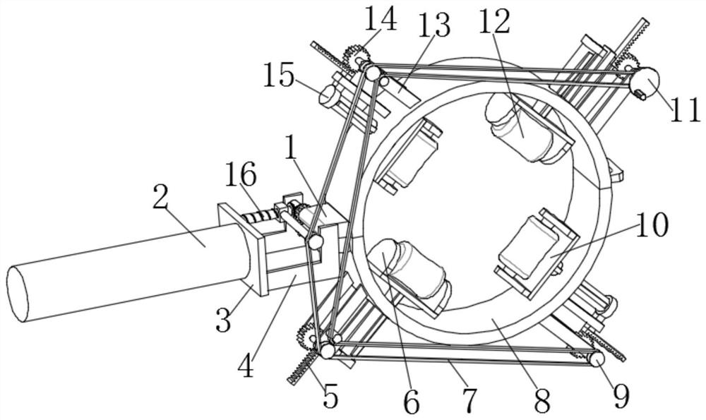 Wire arranging mechanism for communication device and wire arranging method thereof