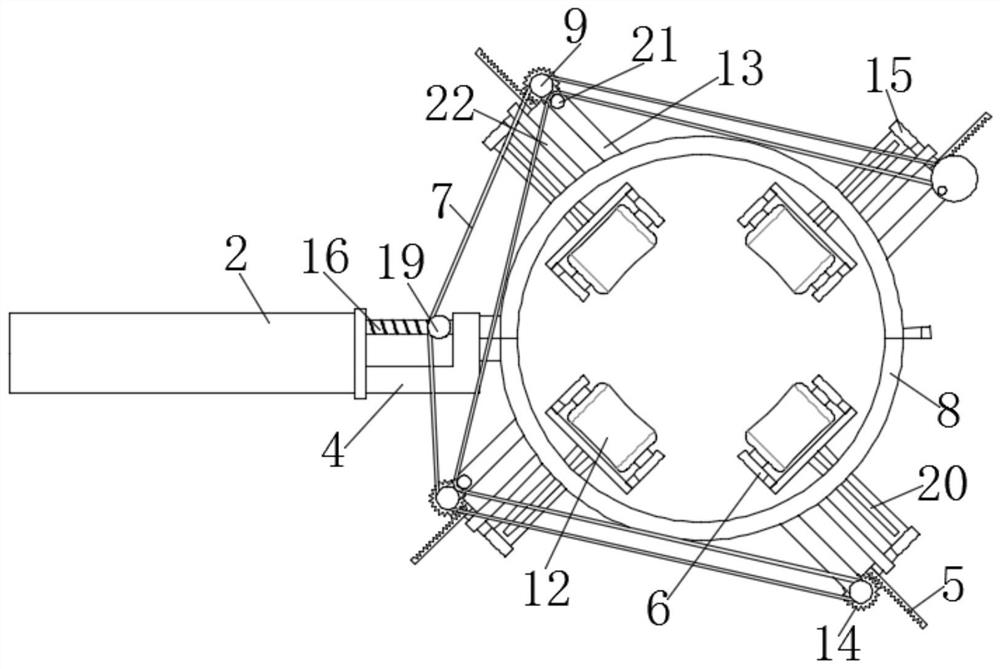 Wire arranging mechanism for communication device and wire arranging method thereof