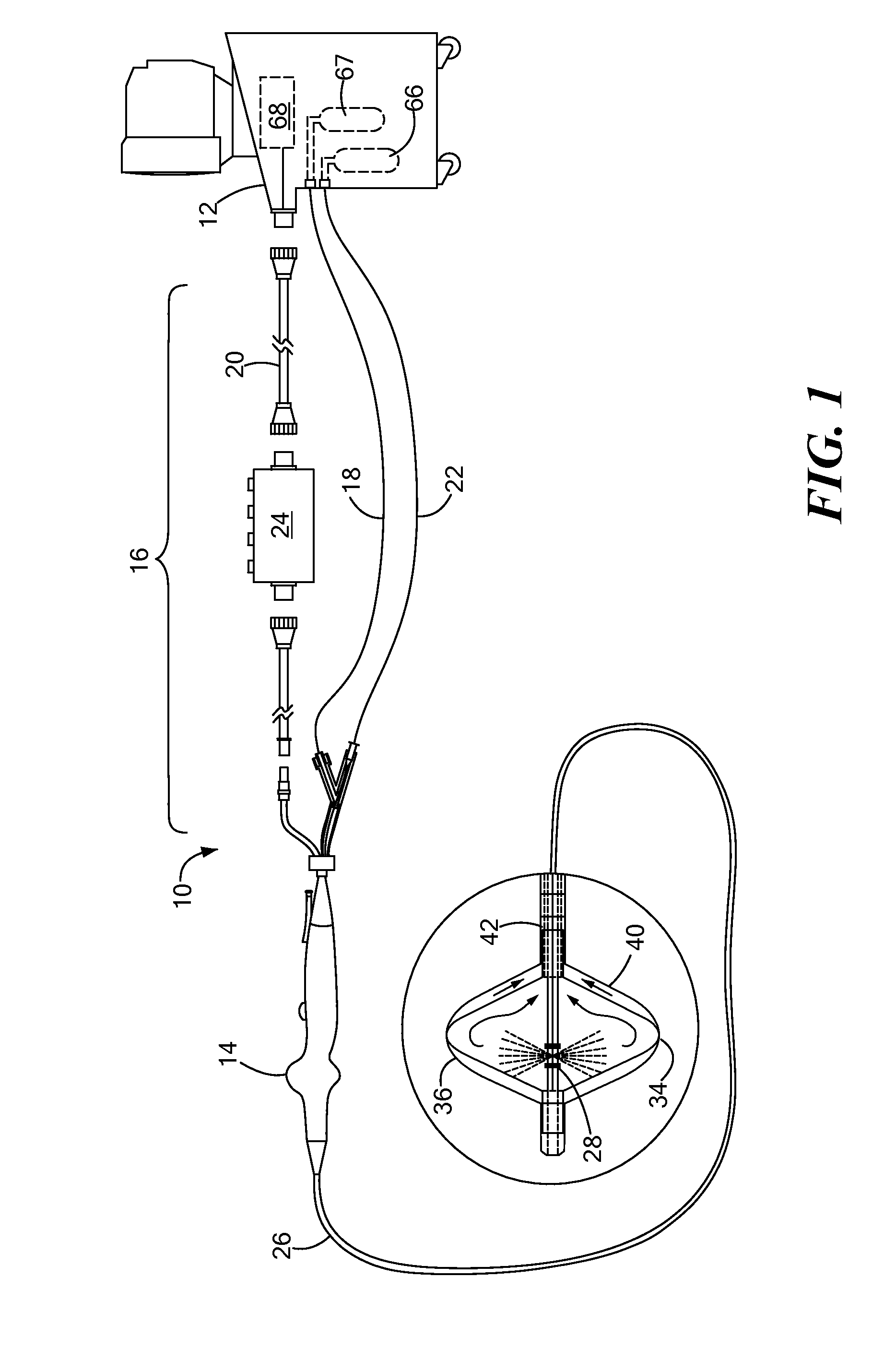 Cryogenic-radiofrequency ablation system