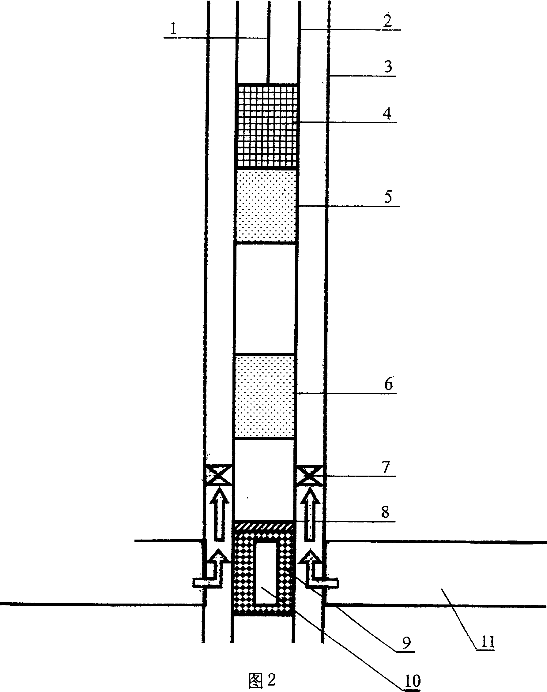 Well closing pressure measuring method for low pressure low permeation oil field oil water well