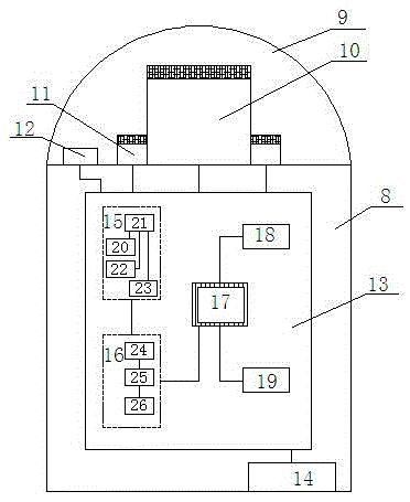 Open type park lot monitoring system based on video