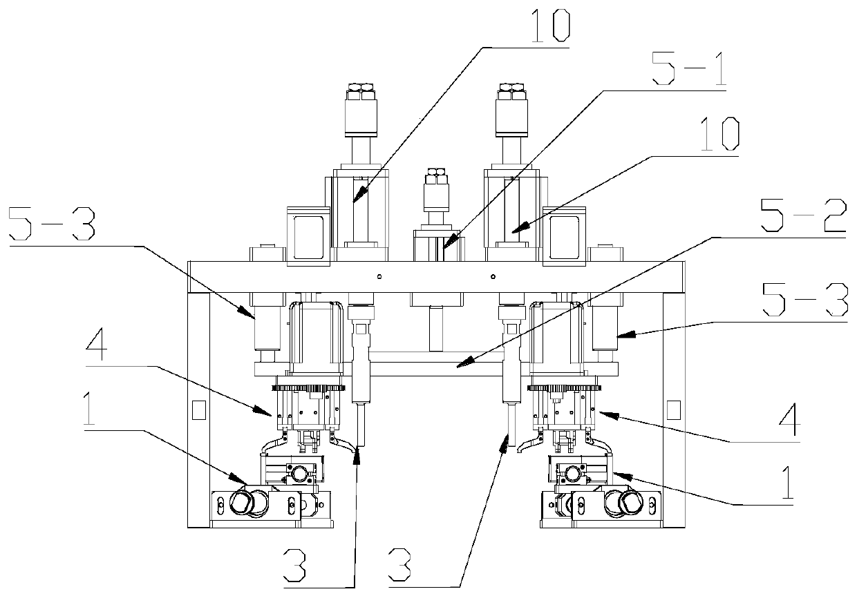 Intermittent ear line welding equipment for mask production