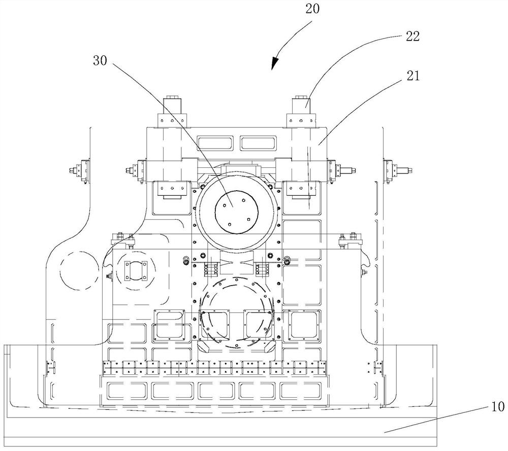 Main rolling mill of two-roller cold rolling mill