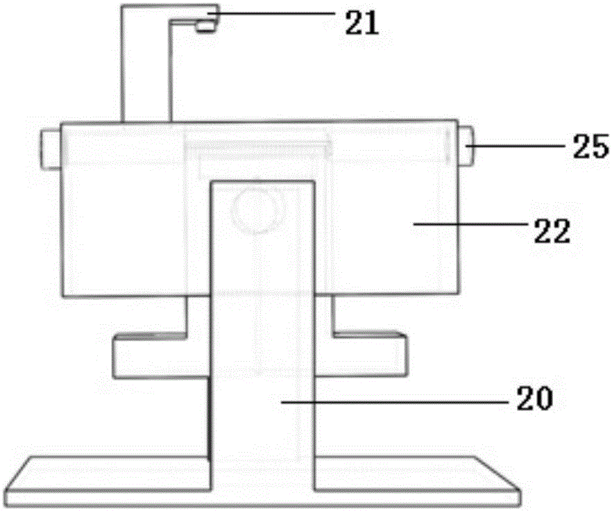 Acid rock reaction single-rock-plate crack simulation device and working method thereof