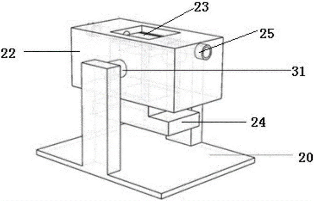 Acid rock reaction single-rock-plate crack simulation device and working method thereof