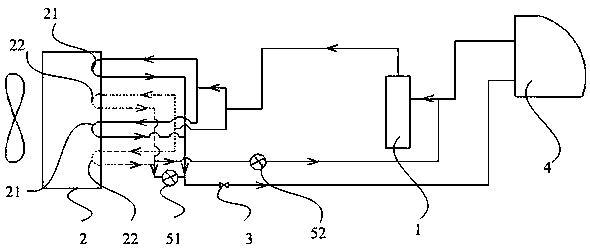 Air-conditioning system for supplementing air and increasing enthalpy and its control method