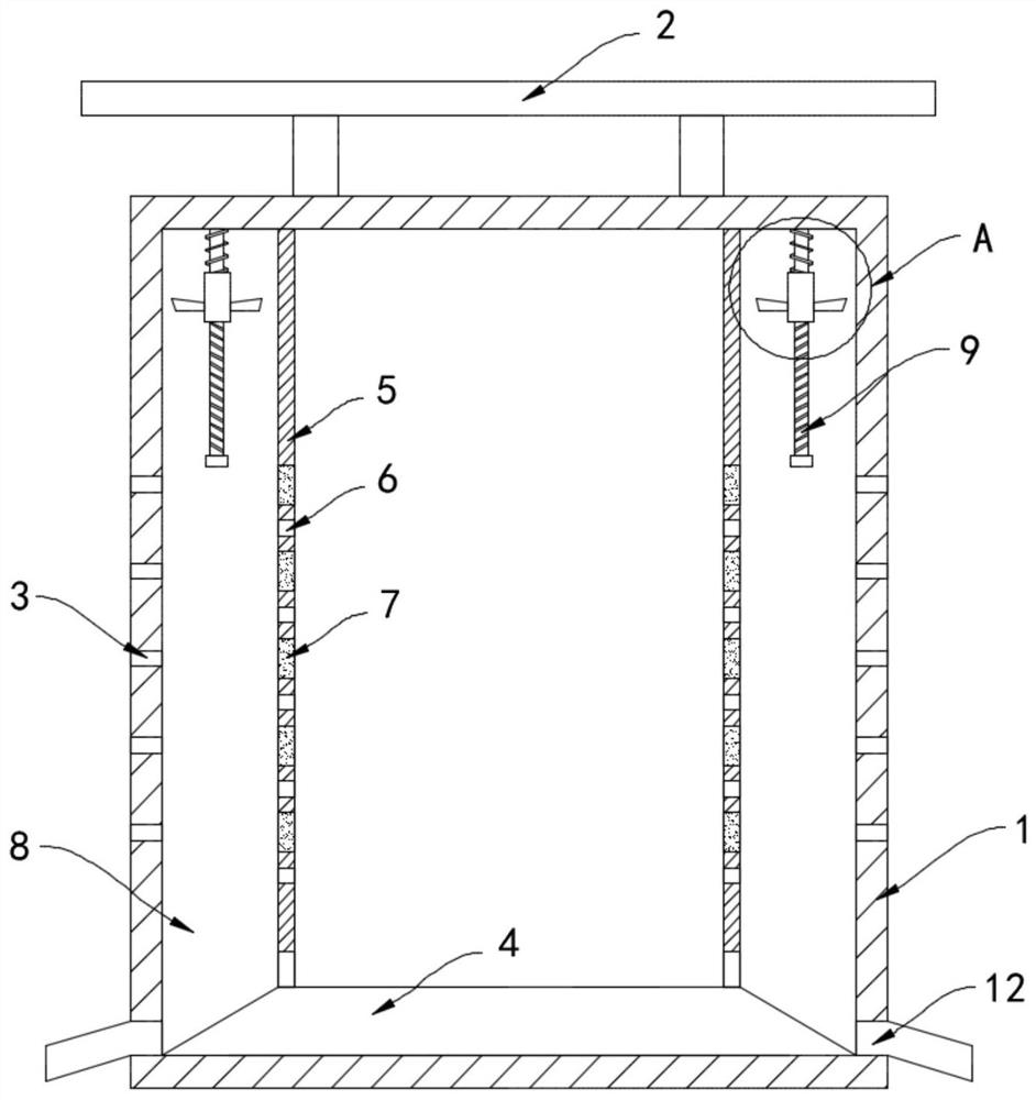 An anti-condensation type high heat dissipation outdoor power distribution cabinet