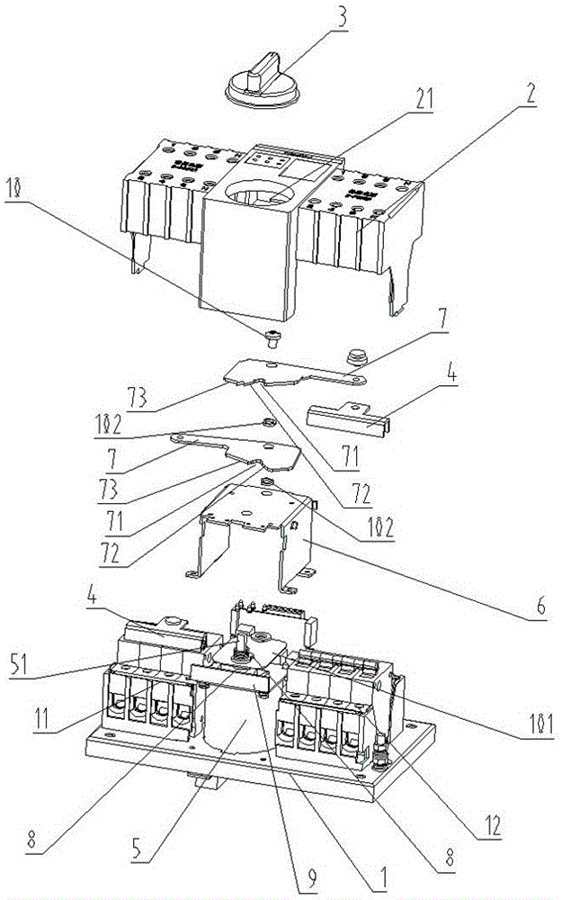 Double-power-source automatic transfer switching equipment