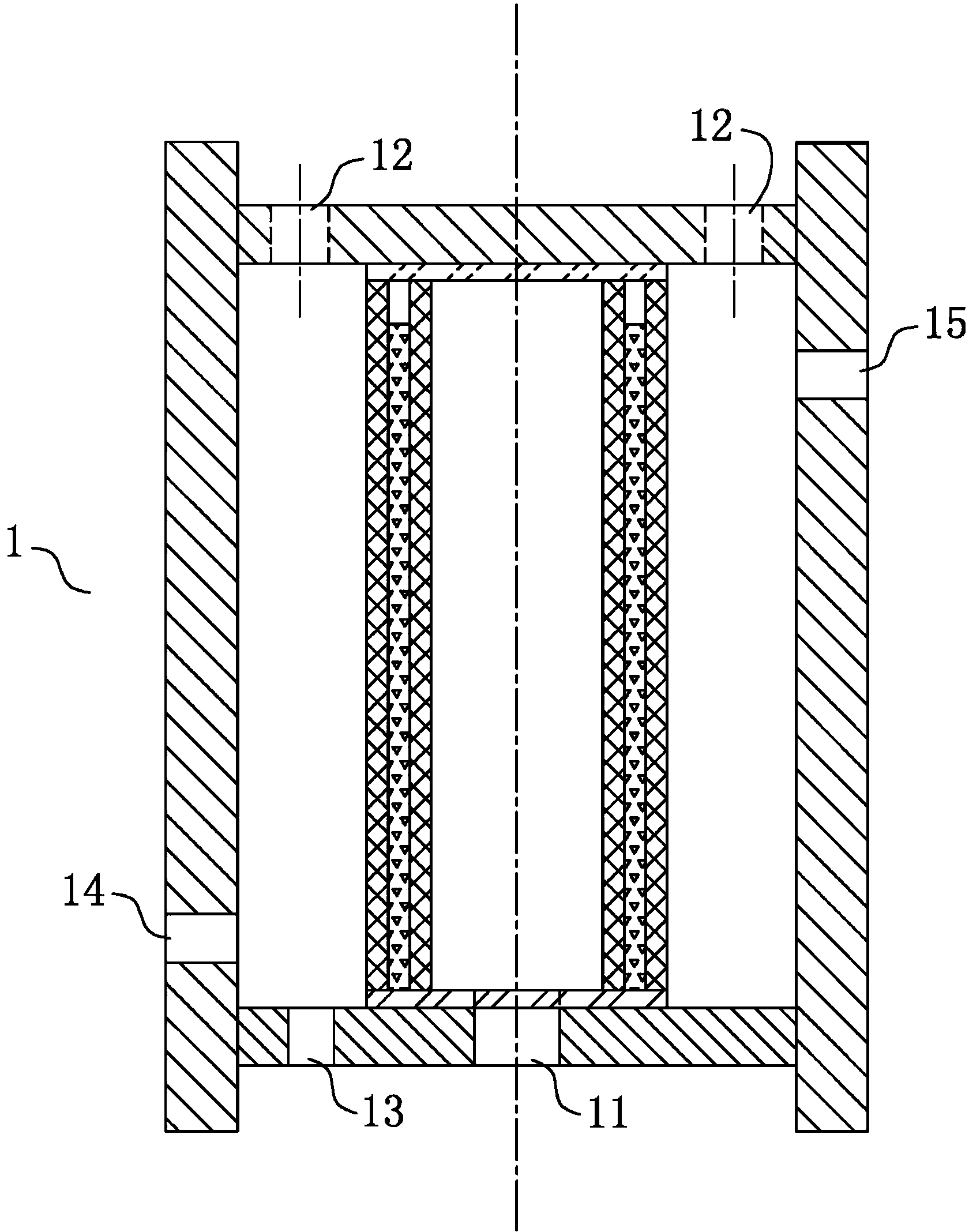 Online activated carbon fiber regeneration method