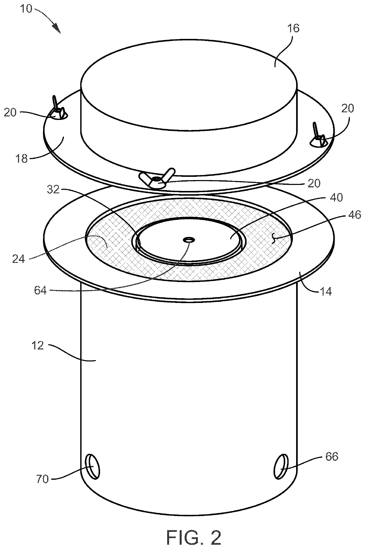 Adiabatic Concrete Calorimeter and Method