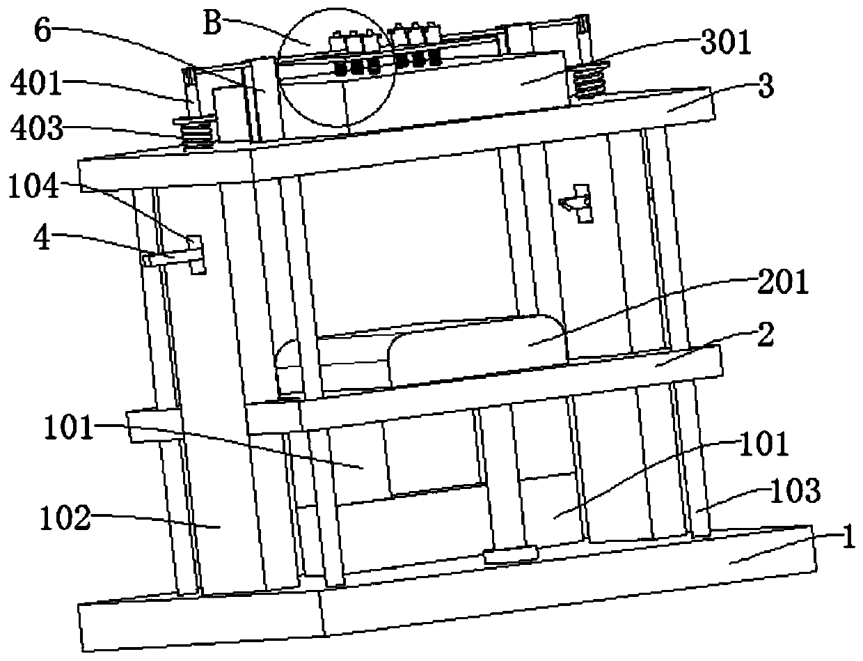 A stamping mold for auto parts