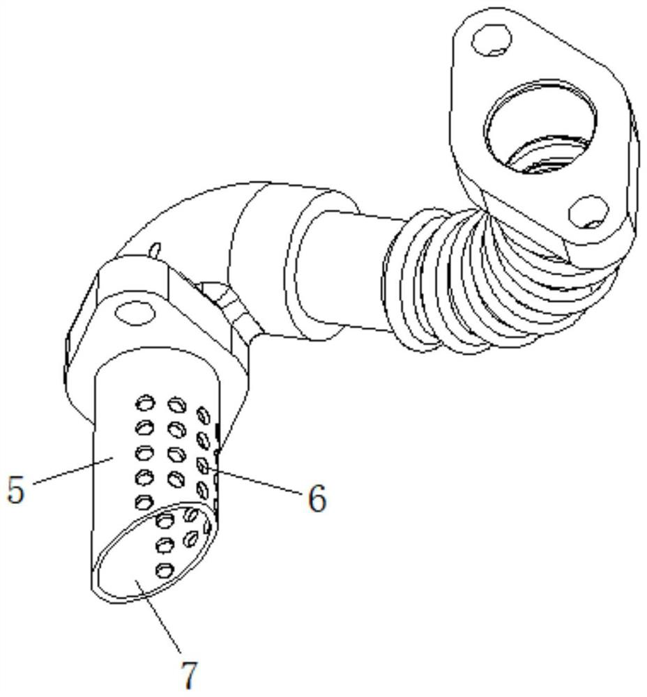 EGR mixer capable of improving mixing uniformity