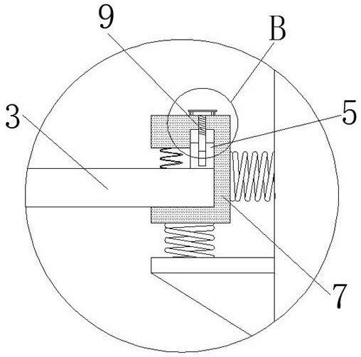 Stone vibrating screen device with good screening effect and using method thereof