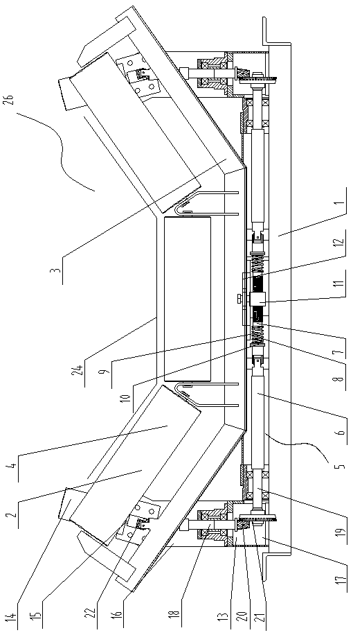 Worm gear deviation correcting device