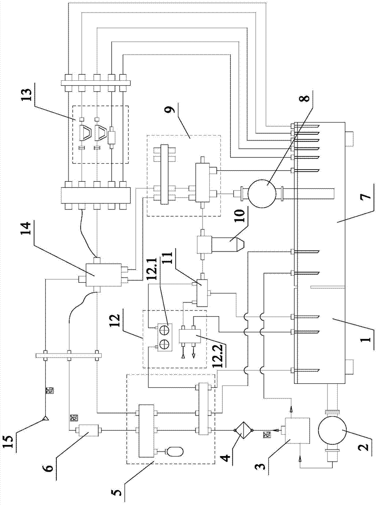 Double clutch electronic hydraulic control module detection device