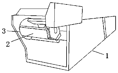 Battery shell discharge disc barrel plating device