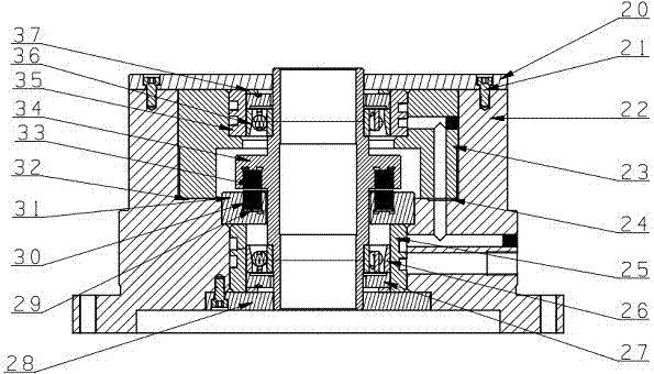 Vertical permanent-magnet suspension waste-heat power generator