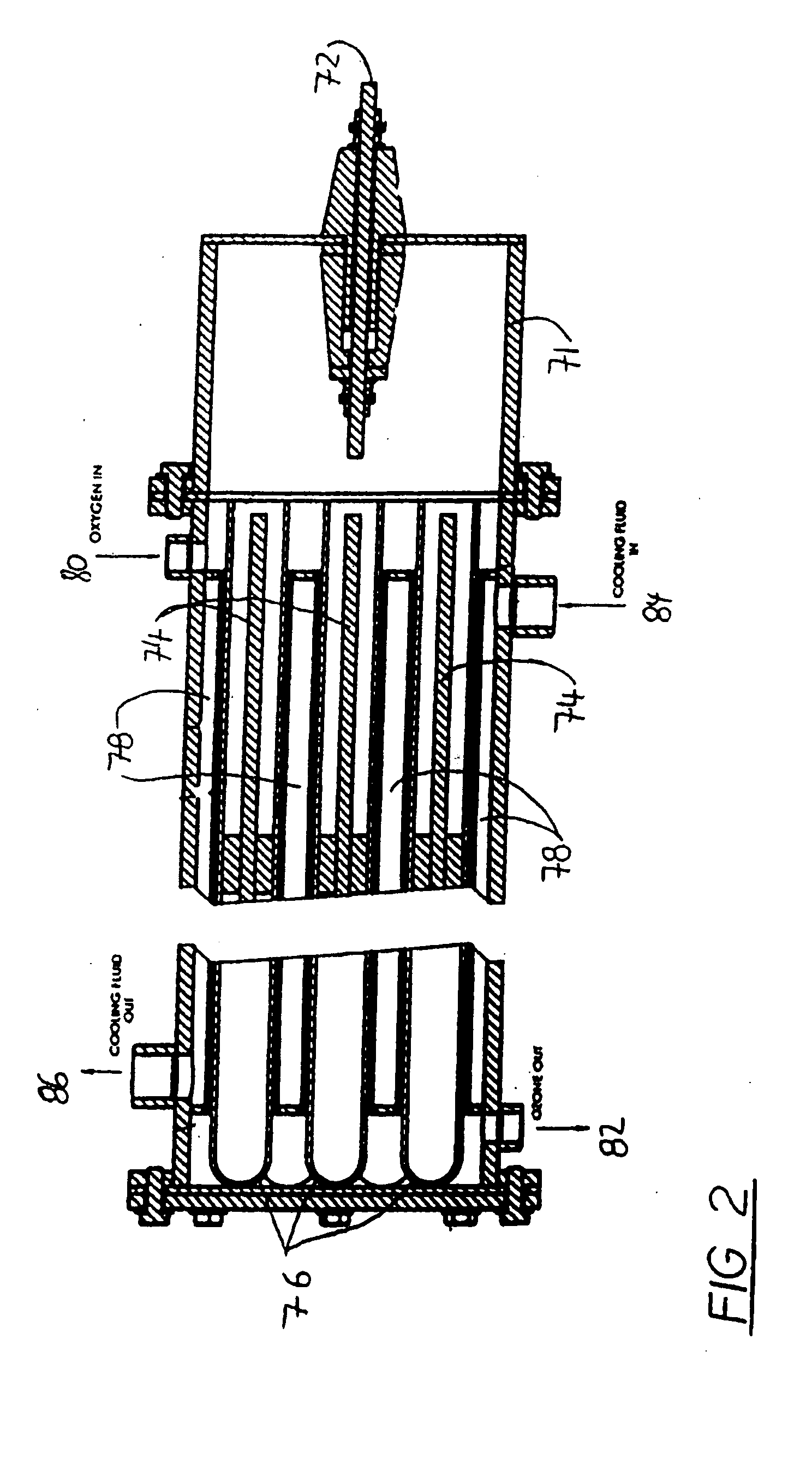 Ozonoe sterilizaation process and apparatus