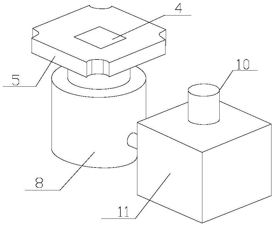 Creep test device and control system thereof