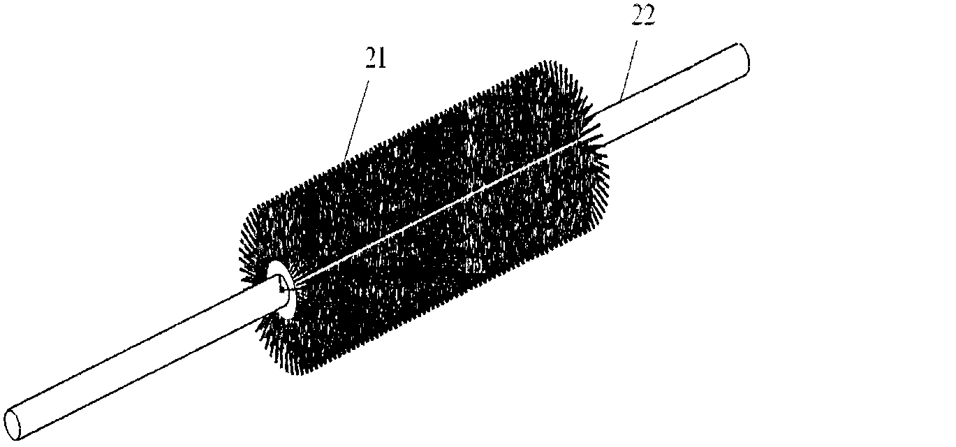 Production device for multi-roll solid-pin electrode nanofiber non-woven fabrics