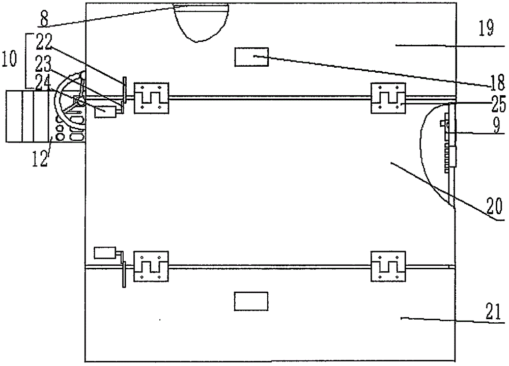 Solar energy and engine dual-power orchard mechanized operation platform