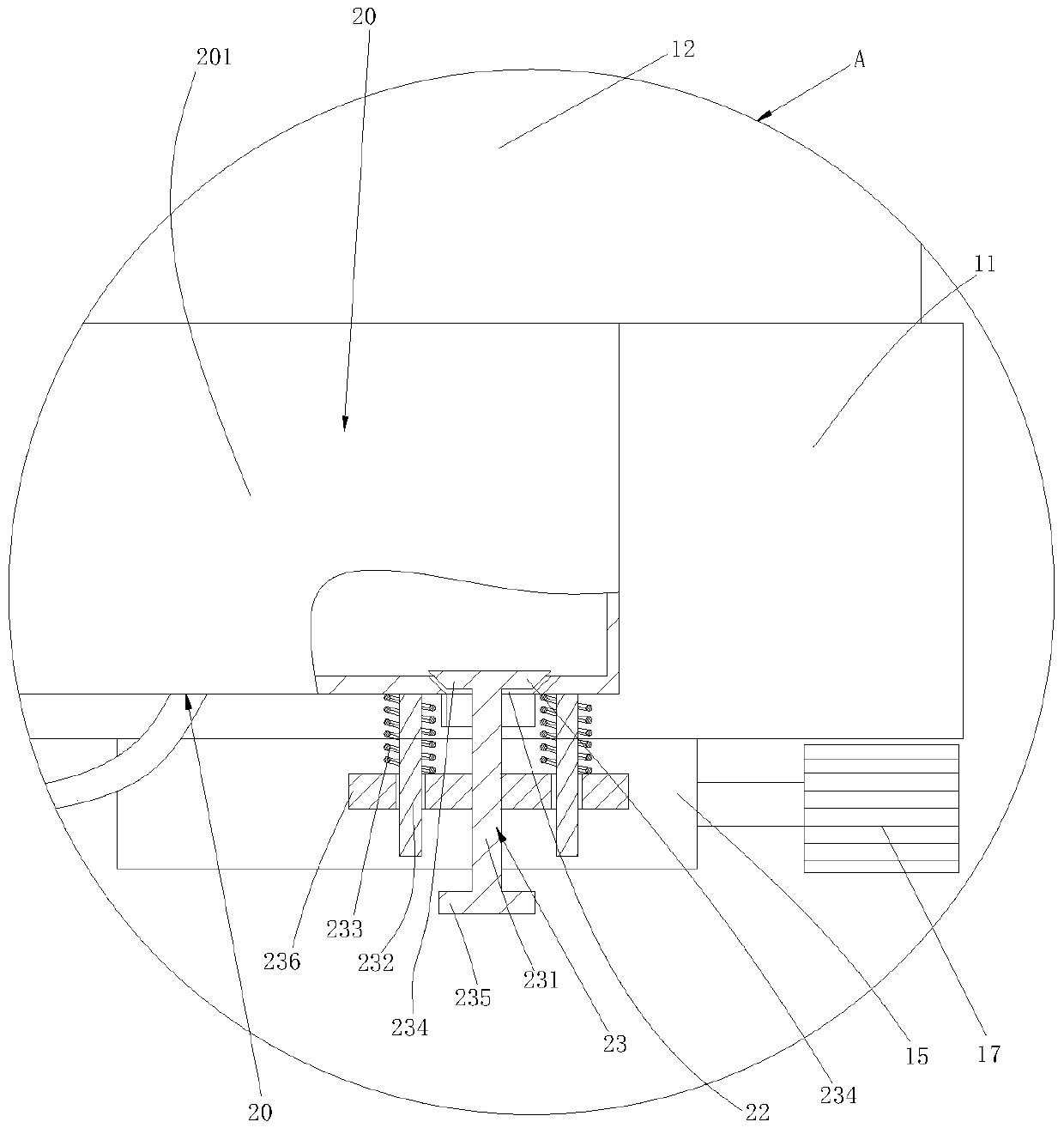 A foam brick cutting device for reducing reject rate