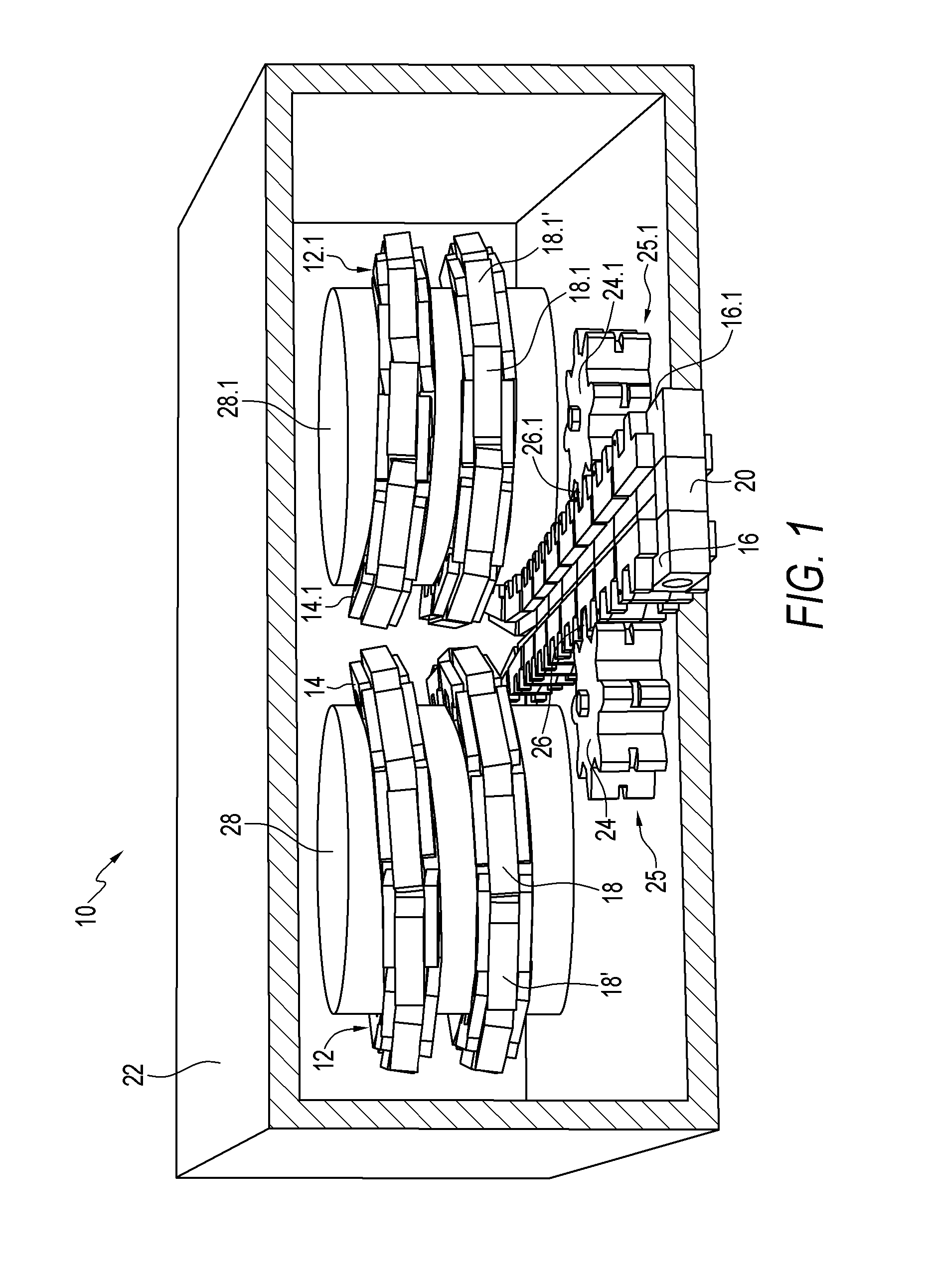 Double chain linear actuator