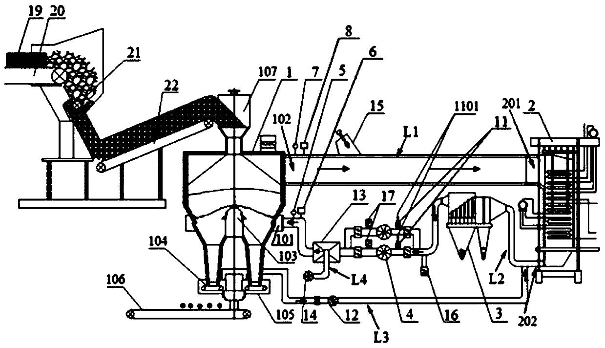 A device and method for monitoring and controlling residual carbon combustion in the cooling process of hot sintered ore