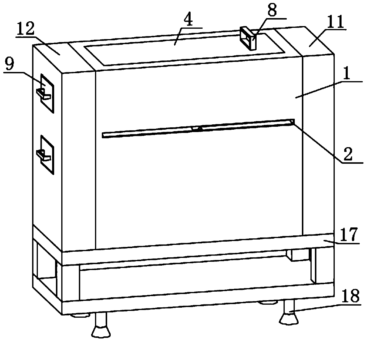 Circuit board surface cleaning device