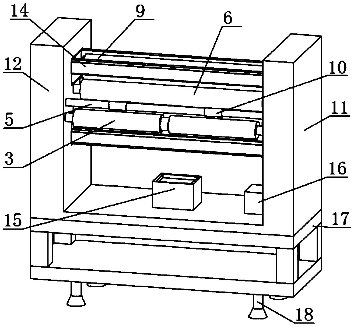 Circuit board surface cleaning device